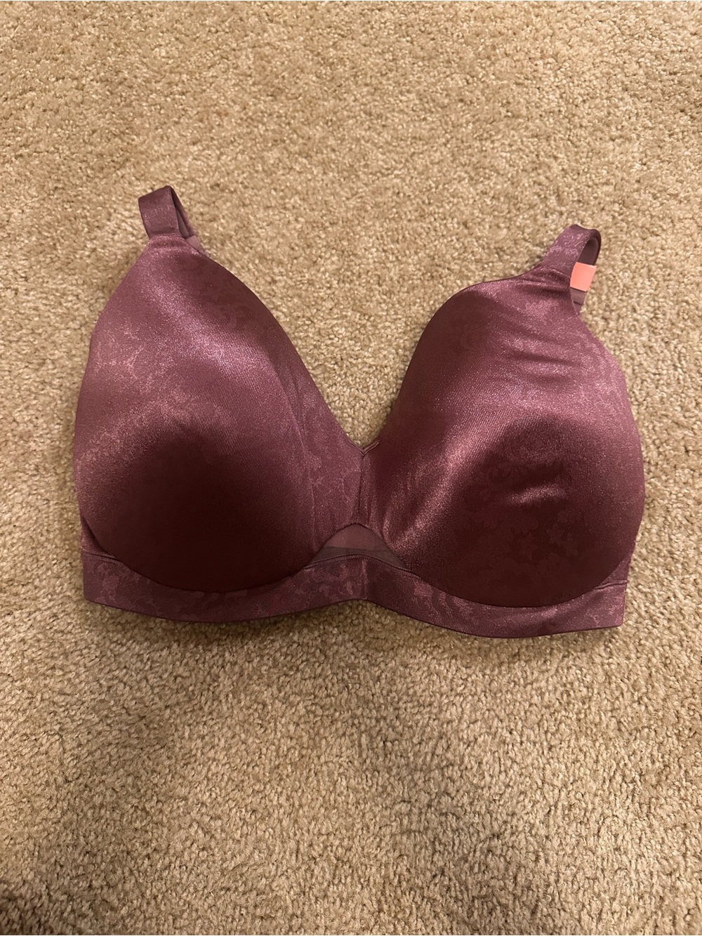 Cacique Lane Bryant 40H Lightly Lined Full Coverage Underwire Bra Purple NWOT